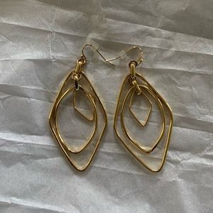 Gold Geometric Boutique Earrings